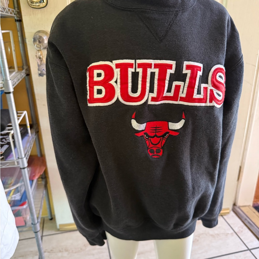 Vintage Chicago Bulls Basketball Team Kids Pullover Sweatshirt 1990’s
